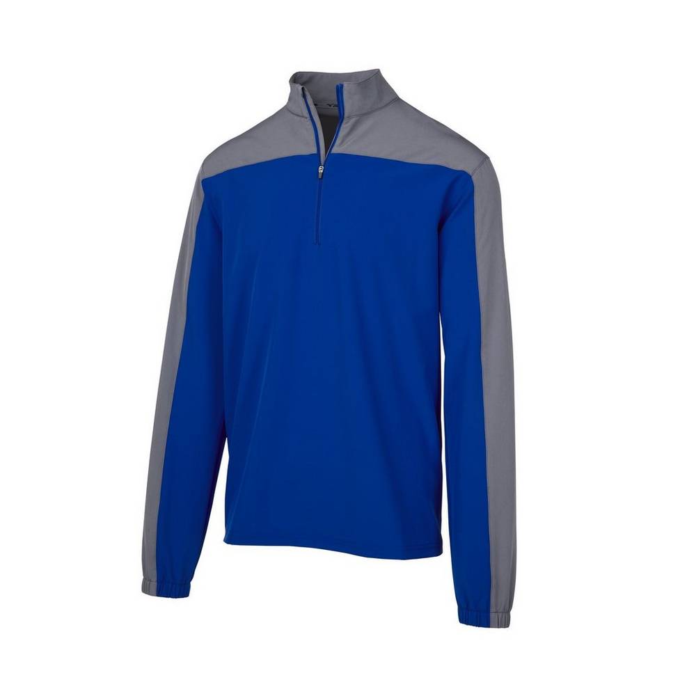 Mizuno Comp Long Sleeve Batting Jacka Herr Kungsblått | 730946TFE