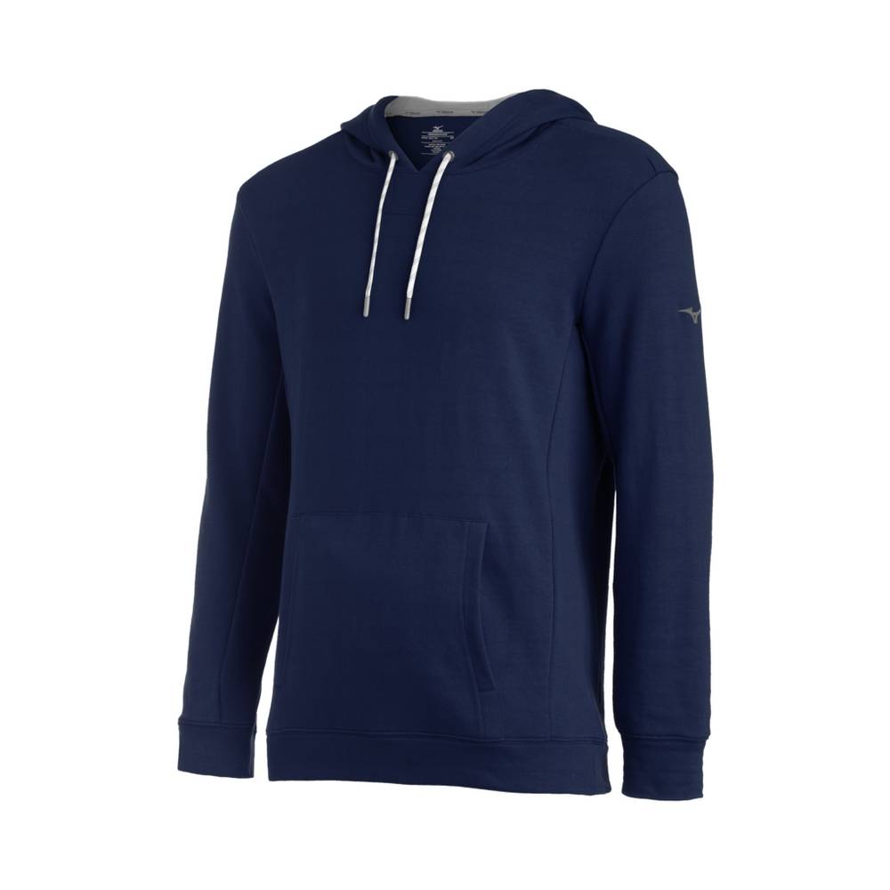 Mizuno Comp Warmup Hoodie Herr Marinblå | 462813MRD