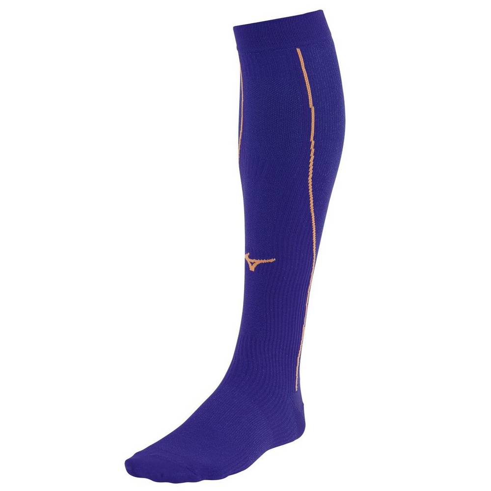 Mizuno Compression Löpar Strumpor Herr Lila Orange | 475329QHX