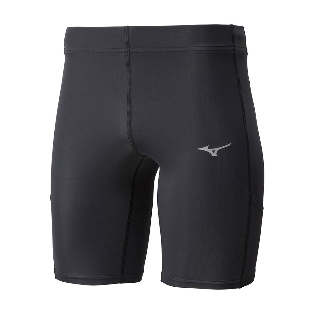 Mizuno Core Mid Löpar Tights Herr Svarta | 578923FHK