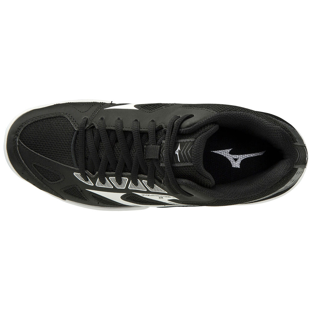 Mizuno Cyclone Speed 2 Mid Volleybollskor Herr Svarta Vita Mörkgrå | 946578TSH