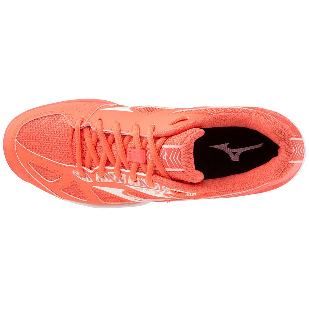 Mizuno Cyclone Speed 2 Volleybollskor Dam Korall Vita | 307985SBT