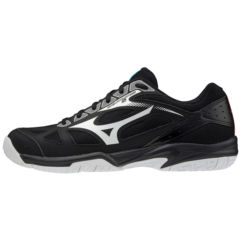 Mizuno Cyclone Speed 2 Volleybollskor Herr Svarta Vita Blå | 576821CNX