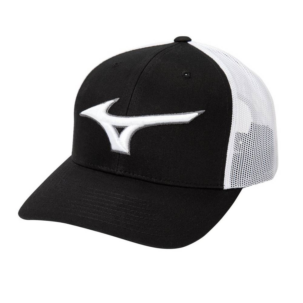 Mizuno Diamond Trucker Baseball Hatt Dam Svarta Vita | 357496CHG