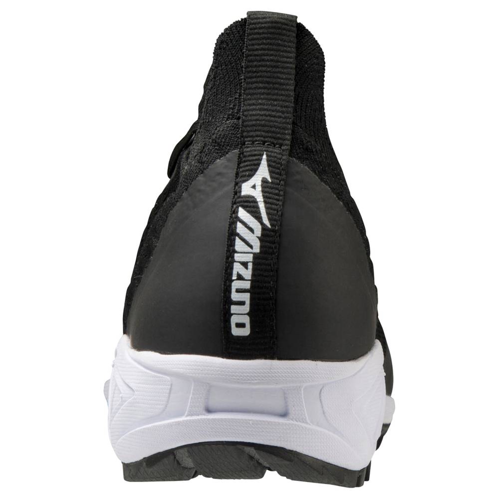 Mizuno Dominant AS Knit All Surface Low Turf Baseball Skor Herr Svarta Vita | 026847WSK