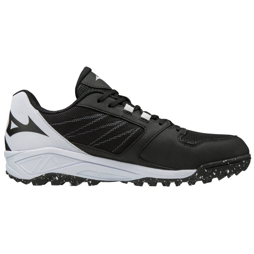 Mizuno Dominant All Surface Low Turf Baseball Skor Herr Svarta Vita | 568427YAS