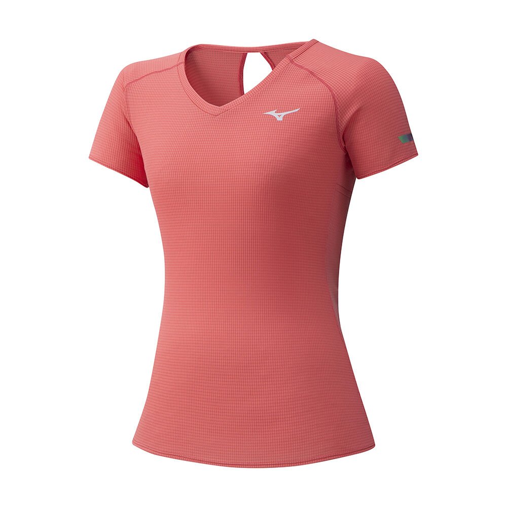 Mizuno DryAeroflow Löpar T shirts Dam Korall | 182964MUL