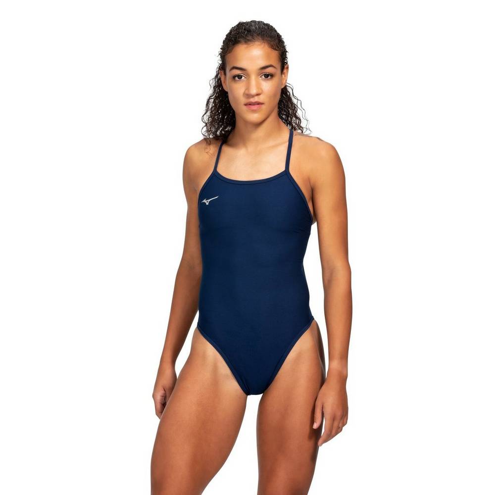 Mizuno EXER Thin Rem Swimsuit Dam Marinblå | 893746JPV