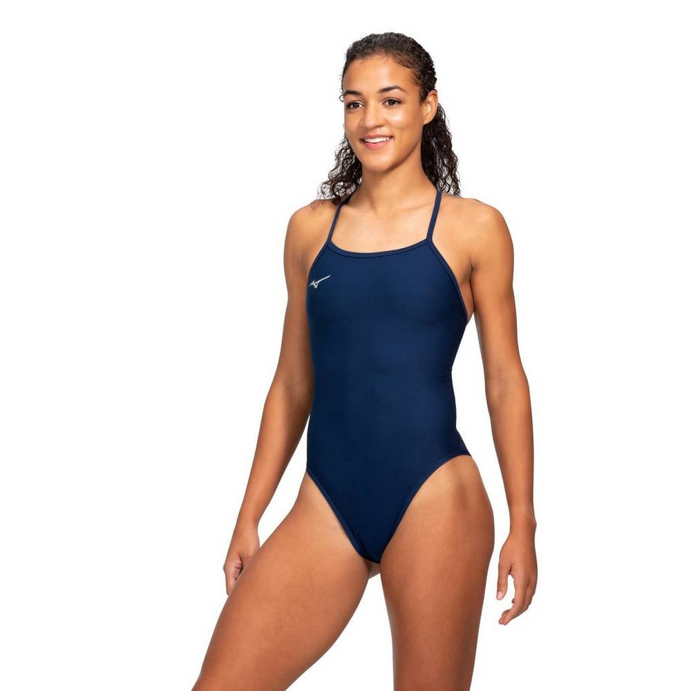 Mizuno EXER Thin Rem Swimsuit Dam Marinblå | 893746JPV