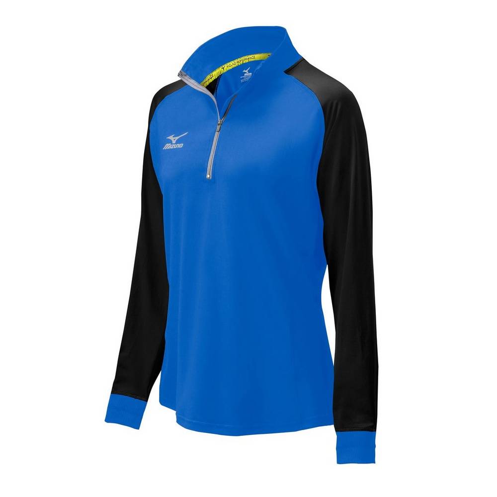 Mizuno Elite 9 Prime 1/2 Zip Jacka Dam Kungsblått Svarta | 816309BIJ