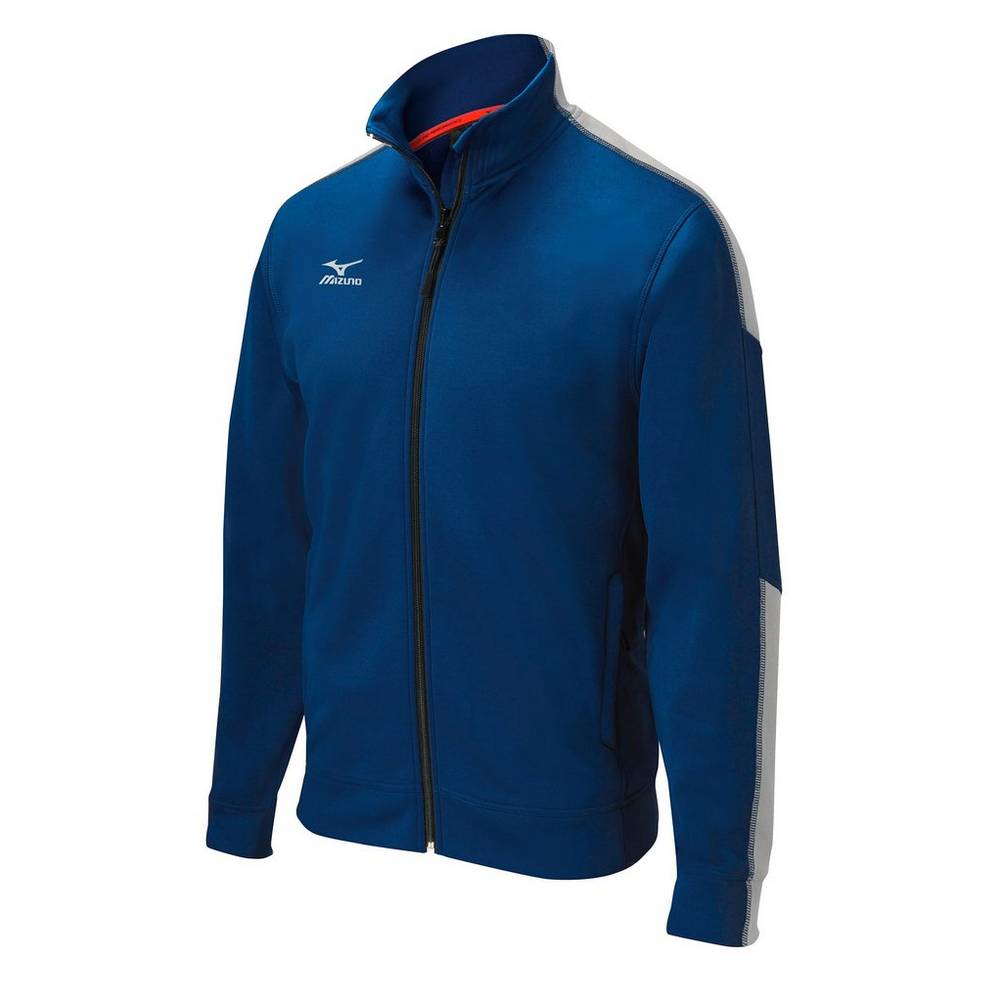 Mizuno Elite Thermal Jacka Herr Marinblå Grå | 872514BPK