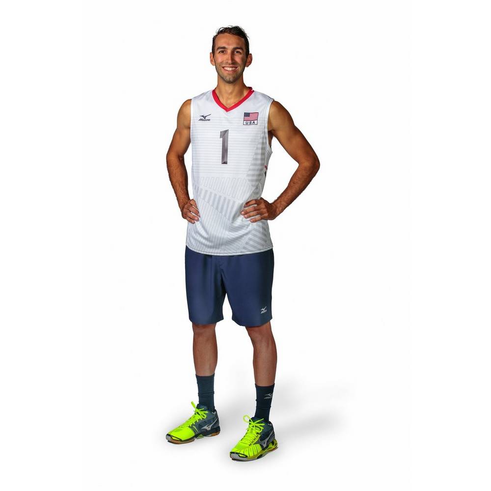 Mizuno Euro Cut Volleyball Shorts Herr Marinblå | 258679JPH