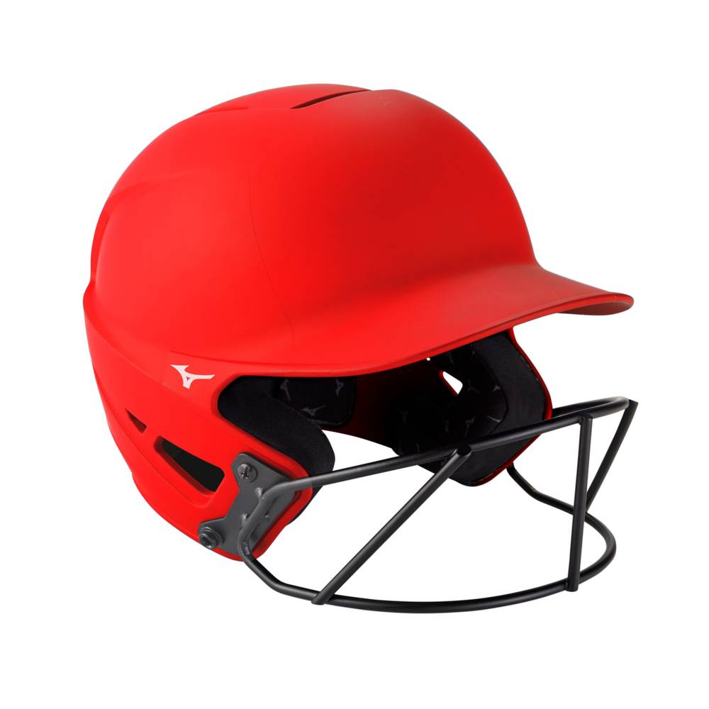 Mizuno F6 Fastpitch Softball Batting Helmet Dam Röda | 397605NPX