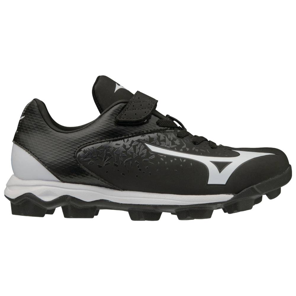 Mizuno Finch Select Nine Molded Baseball Skor Dam Svarta Vita | 024635WAF