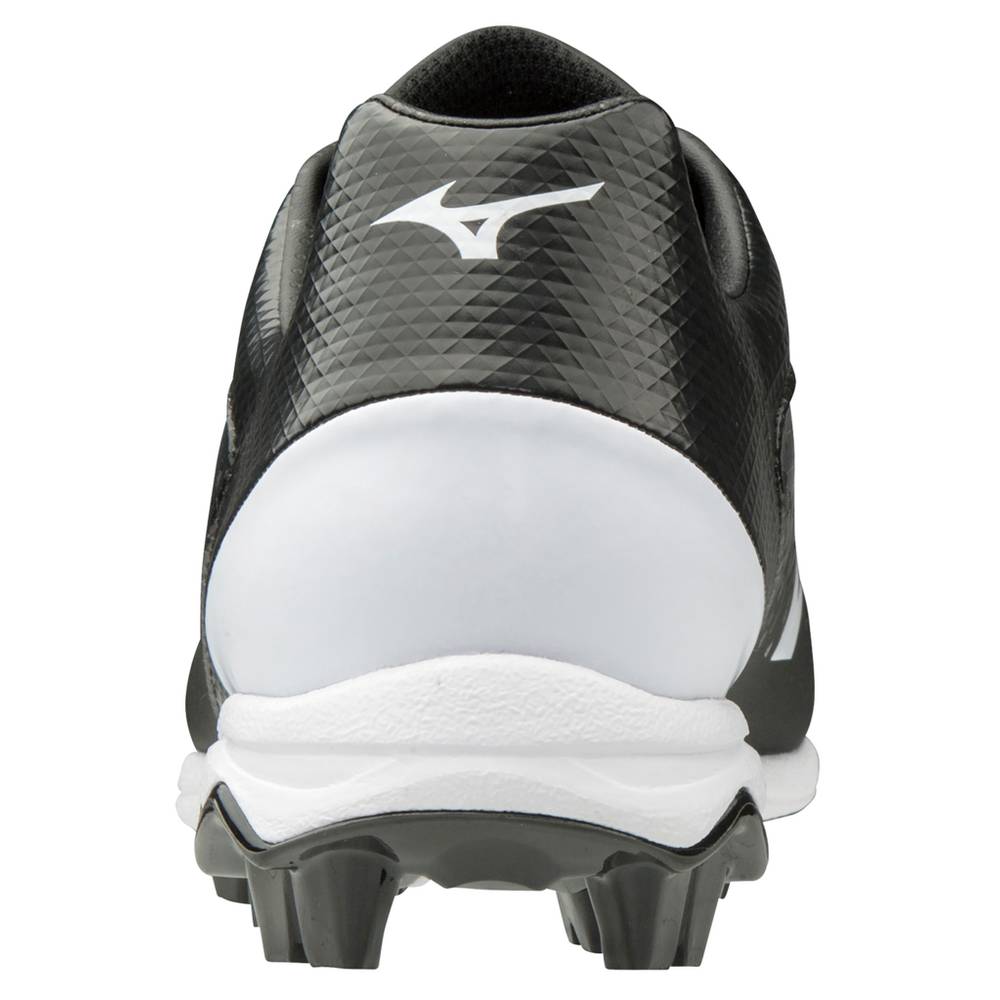 Mizuno Finch Select Nine Molded Baseball Skor Dam Svarta Vita | 065381QHJ