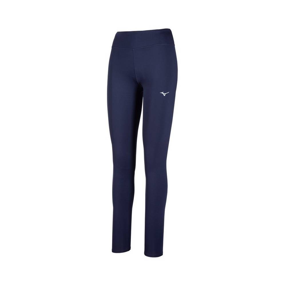 Mizuno Full Length Tights Dam Marinblå | 702698JQK