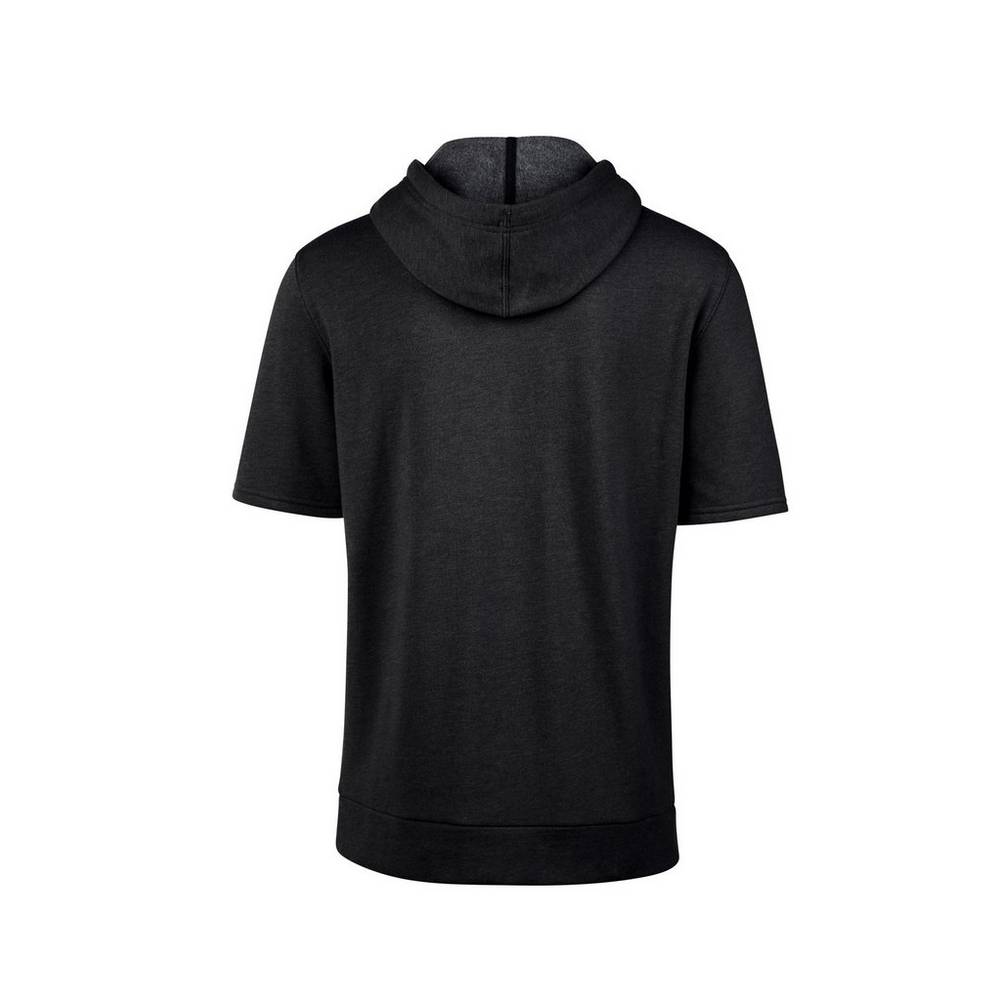 Mizuno Game Time Korta Sleeve Hoodie Herr Svarta | 892547RKQ