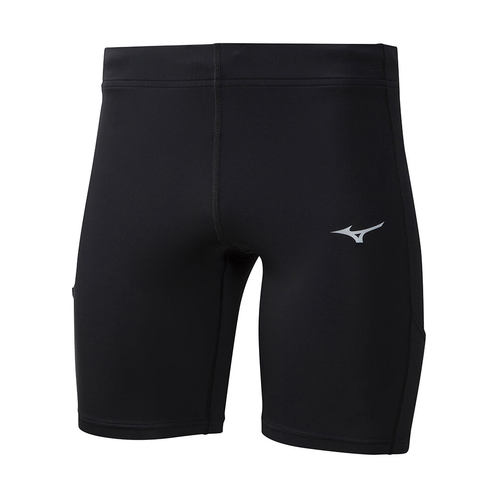 Mizuno Impulse Core Mid Löpar Tights Herr Svarta | 154862OIH