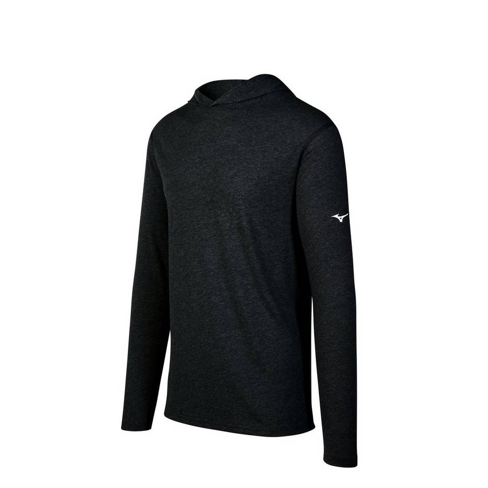 Mizuno Inspire Hoodie Herr Svarta | 617908DSP