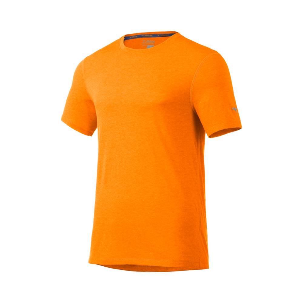 Mizuno Inspire T shirts Herr Orange | 601892EQG