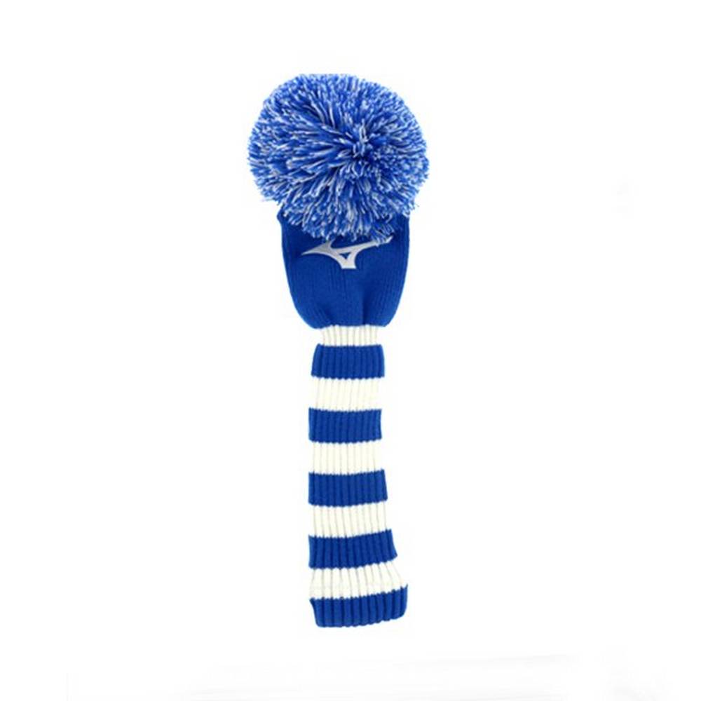 Mizuno Knit Pom Driver Head Cover Dam Blå Vita | 583029KID