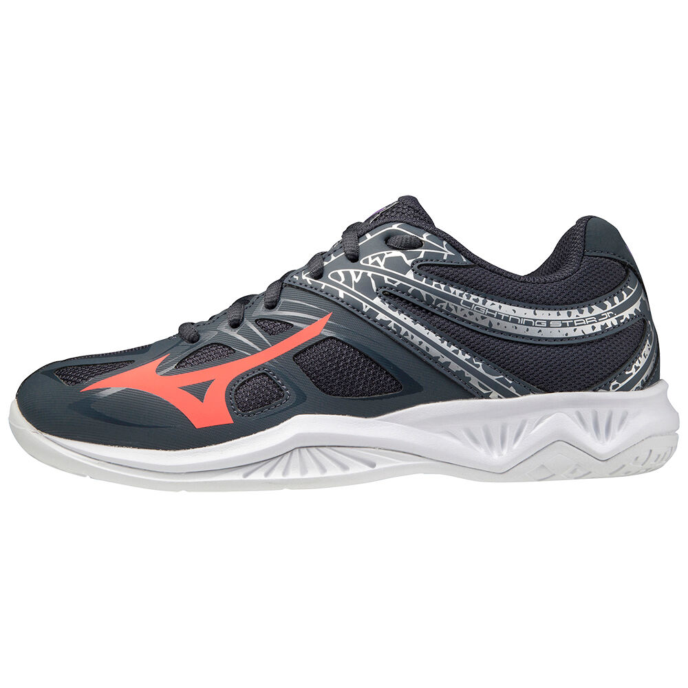 Mizuno Lightning Star Z5 Volleybollskor Herr Marinblå Korall | 159240PDI