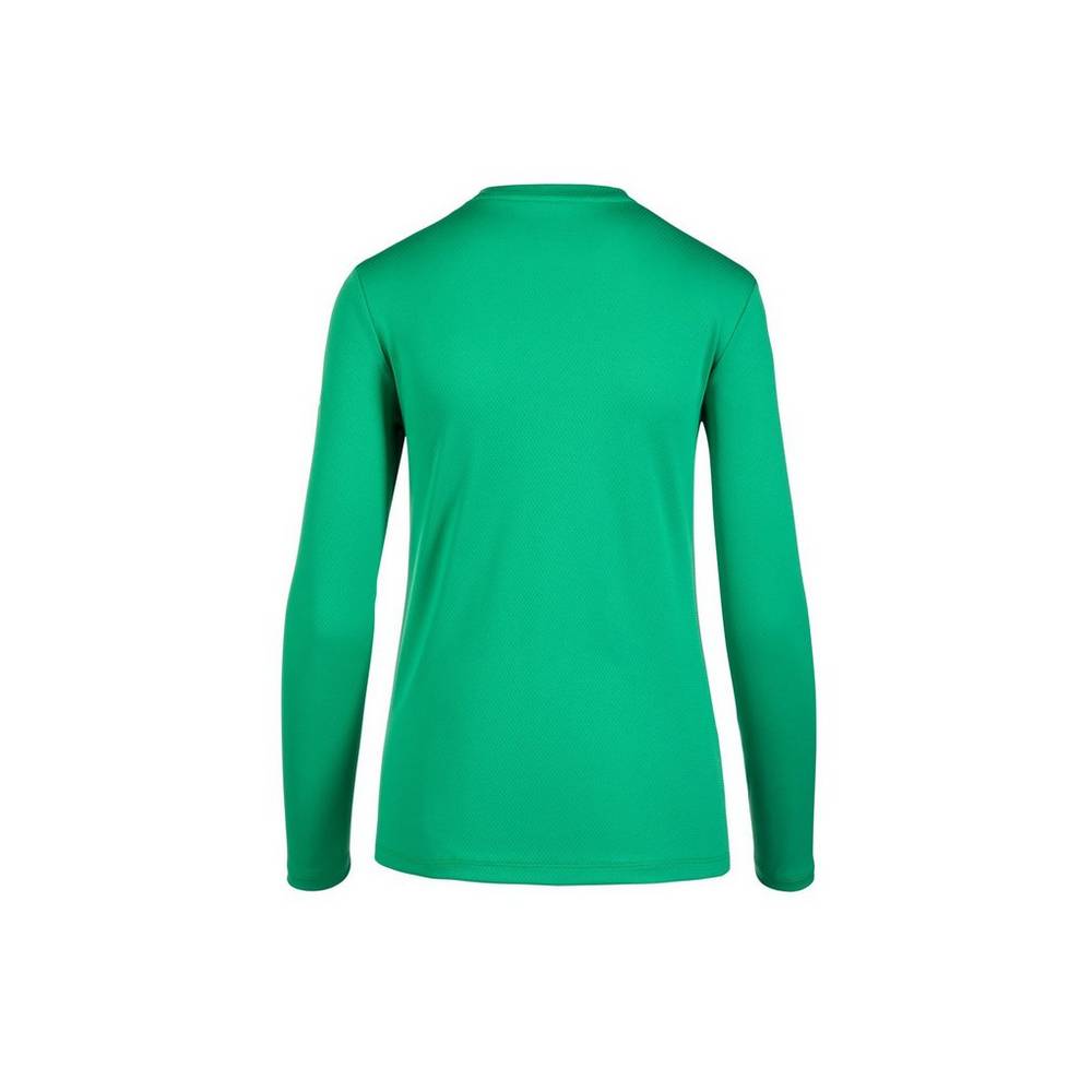 Mizuno Long Sleeve T shirts Dam Gröna | 371069CWI