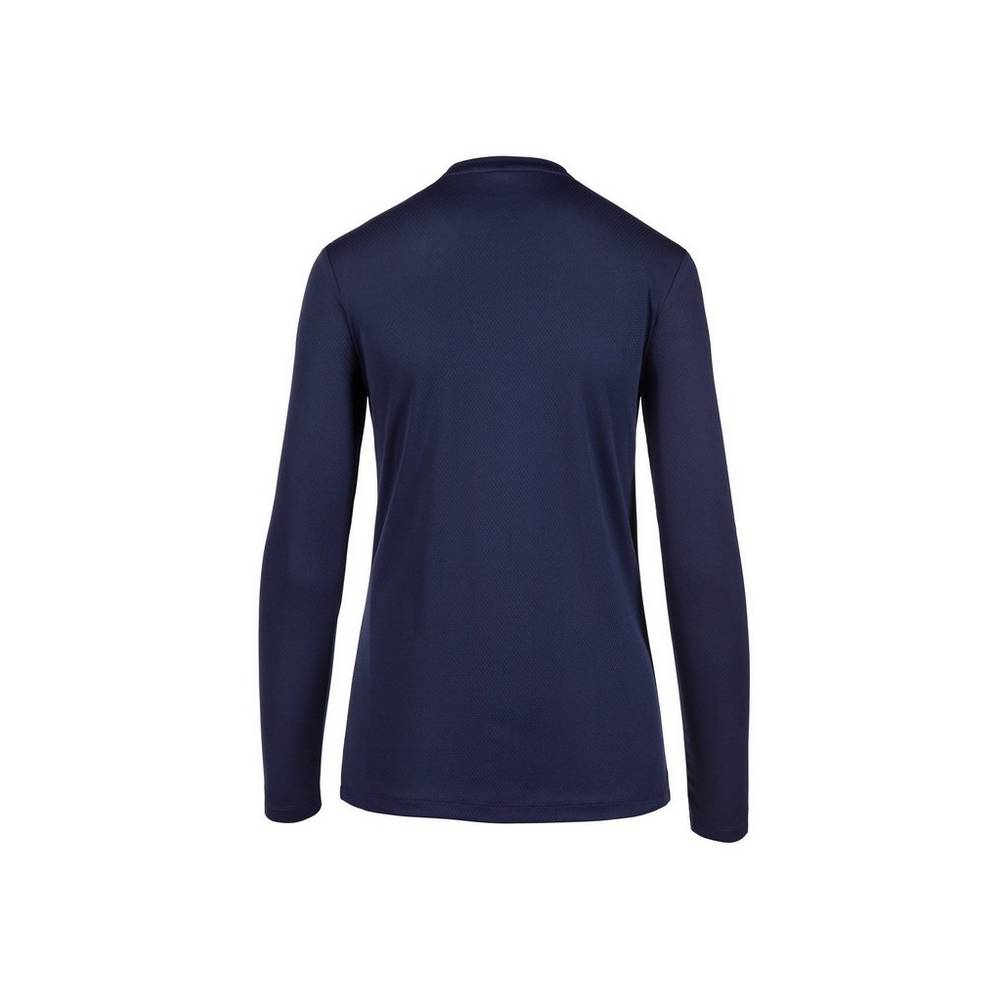 Mizuno Long Sleeve T shirts Dam Marinblå | 591036KDH