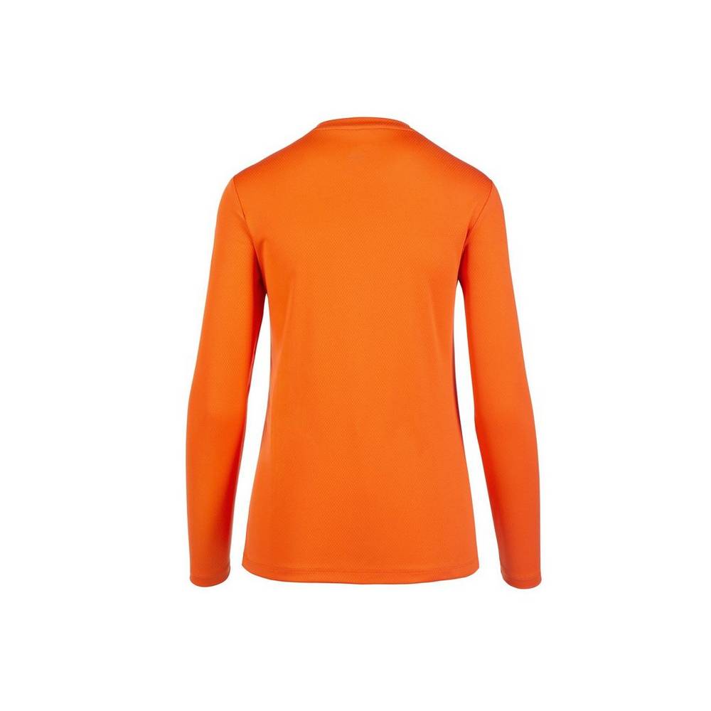 Mizuno Long Sleeve T shirts Dam Orange | 210548GJY