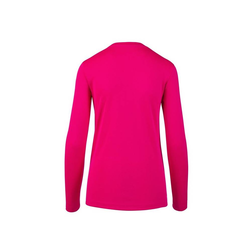 Mizuno Long Sleeve T shirts Dam Rosa | 853260ODJ