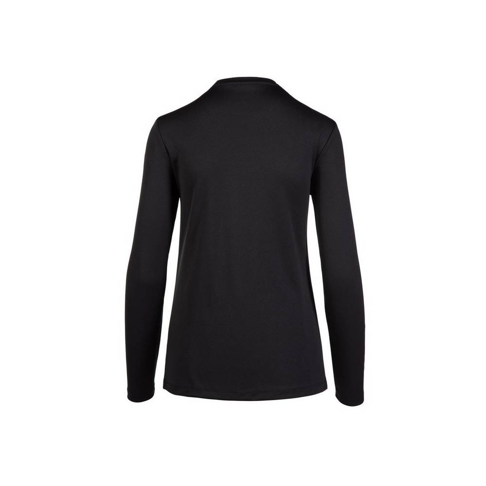 Mizuno Long Sleeve T shirts Dam Svarta | 463915YAF