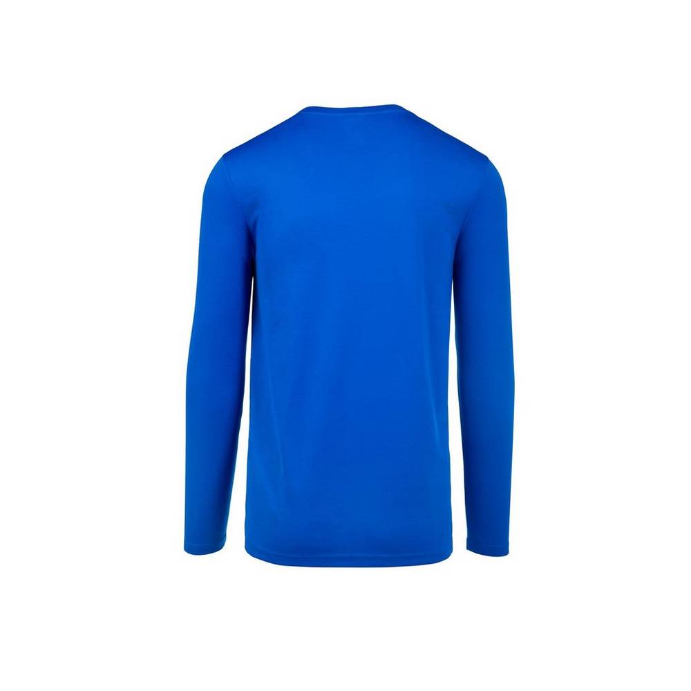 Mizuno Long Sleeve T shirts Herr Kungsblått | 417068NAL