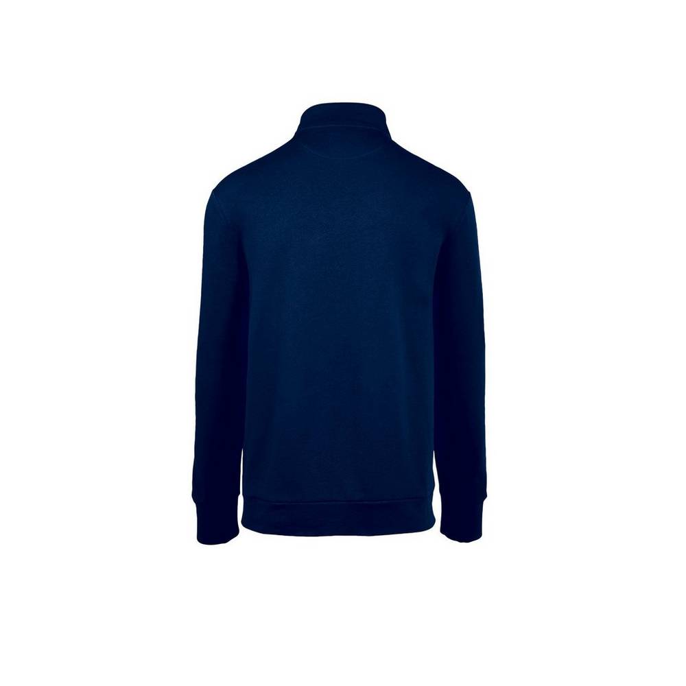 Mizuno MZ1 1/4 Zip Fleece Sweatshirt Herr Marinblå | 134870AEW