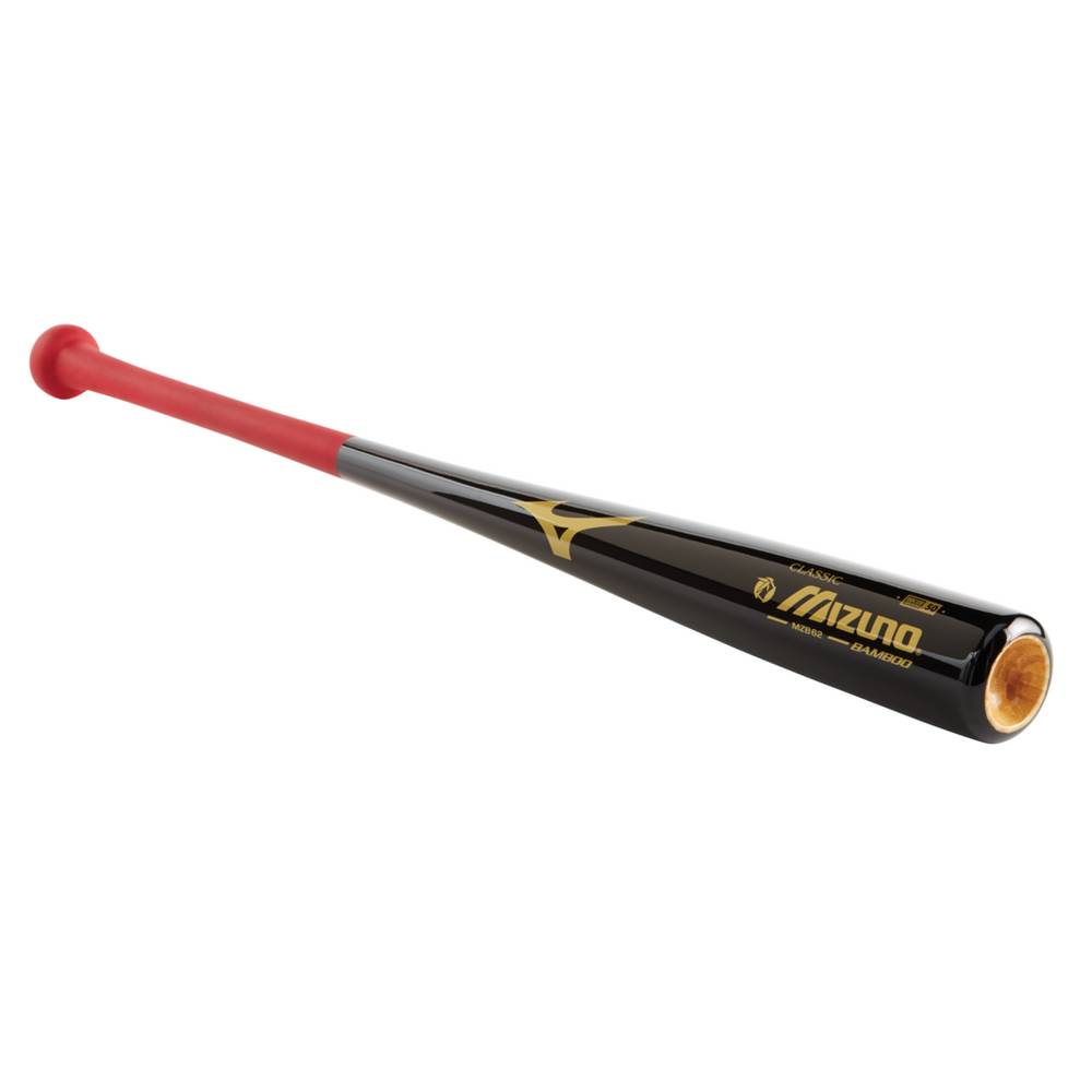 Mizuno MZB 62 Bamboo Klassiska Wood Baseball Bat Herr Svarta Rosa | 217546NPE