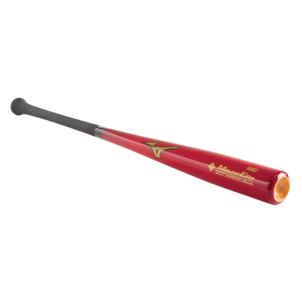 Mizuno MZE 243 Bamboo Elite Wood Baseball Baseball Bat Herr Mörkrosa Svarta | 405682BMN