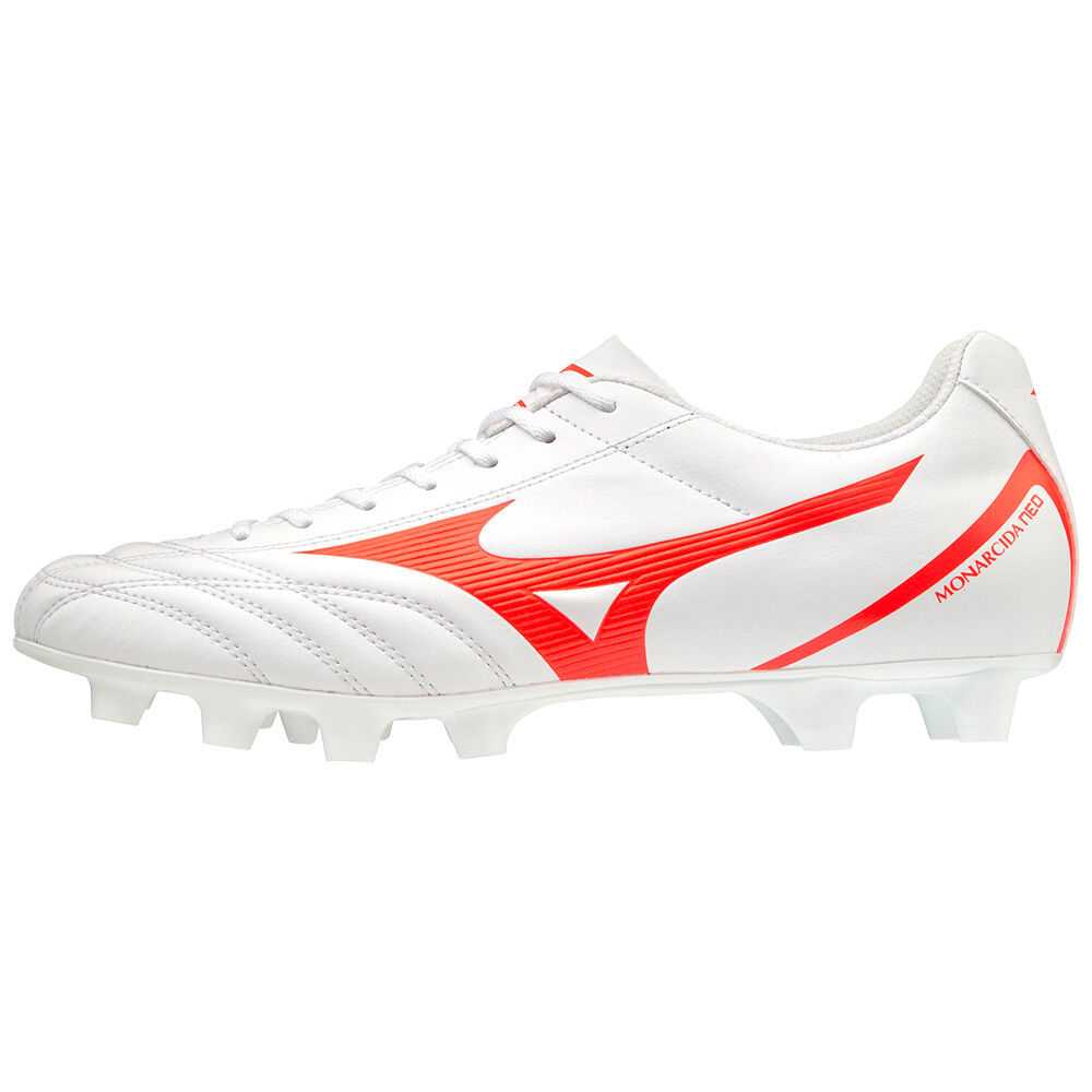 Mizuno Monarcida Neo Select Fotbollskor Herr Vita Korall | 046185JCR