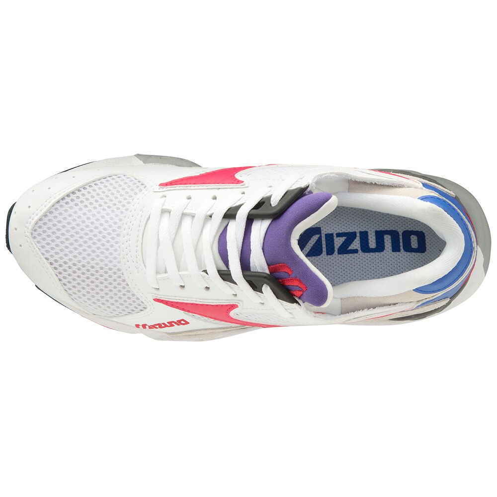 Mizuno Mondo Control Sneakers Dam Vita Rosa Blå | 253948ETW