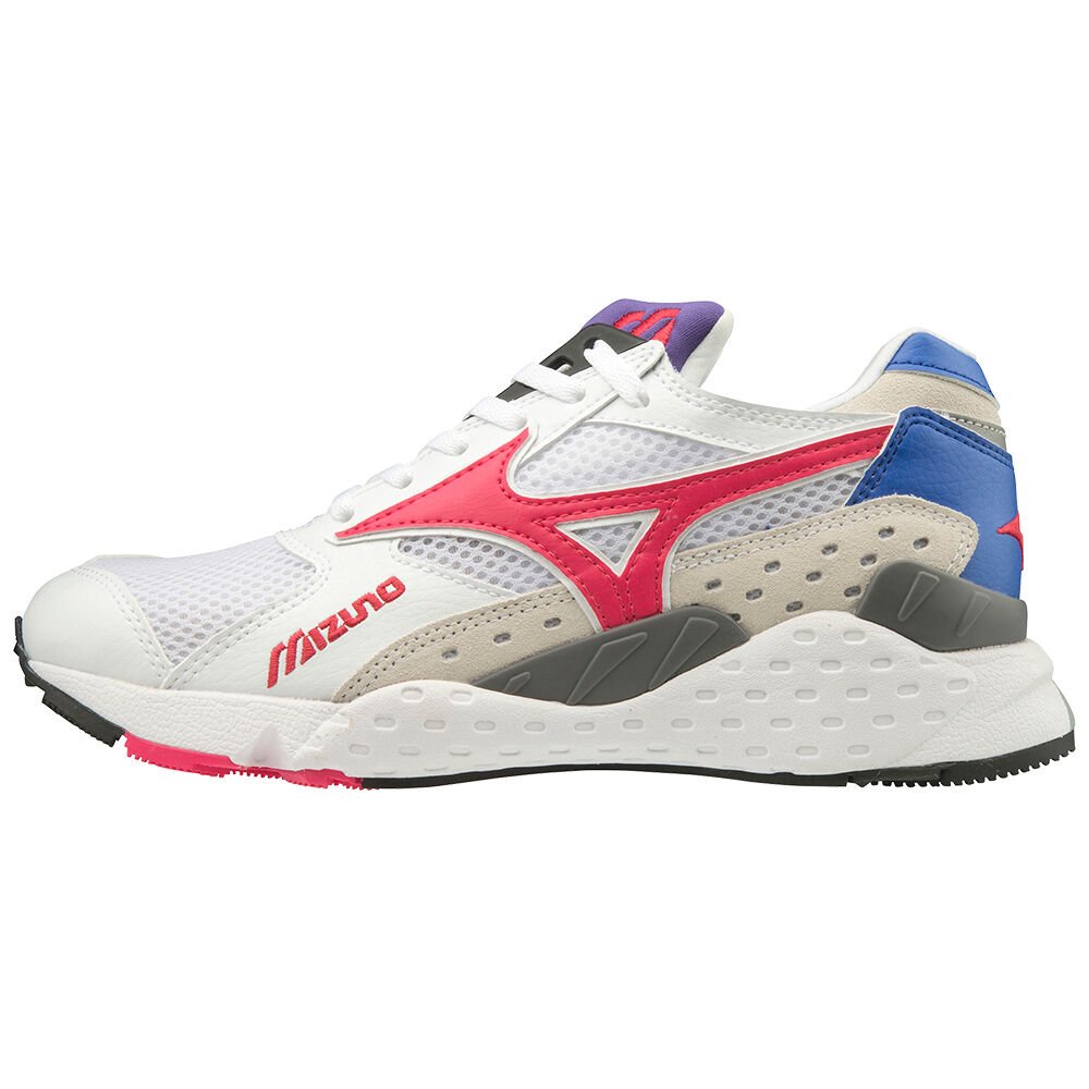 Mizuno Mondo Control Sneakers Dam Vita Rosa Blå | 253948ETW