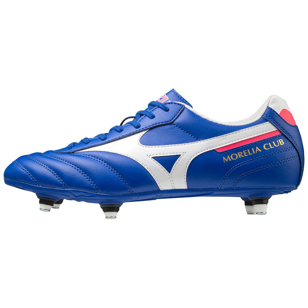 Mizuno Morelia II Club SI Fotbollskor Dam Blå Vita | 140679VXS