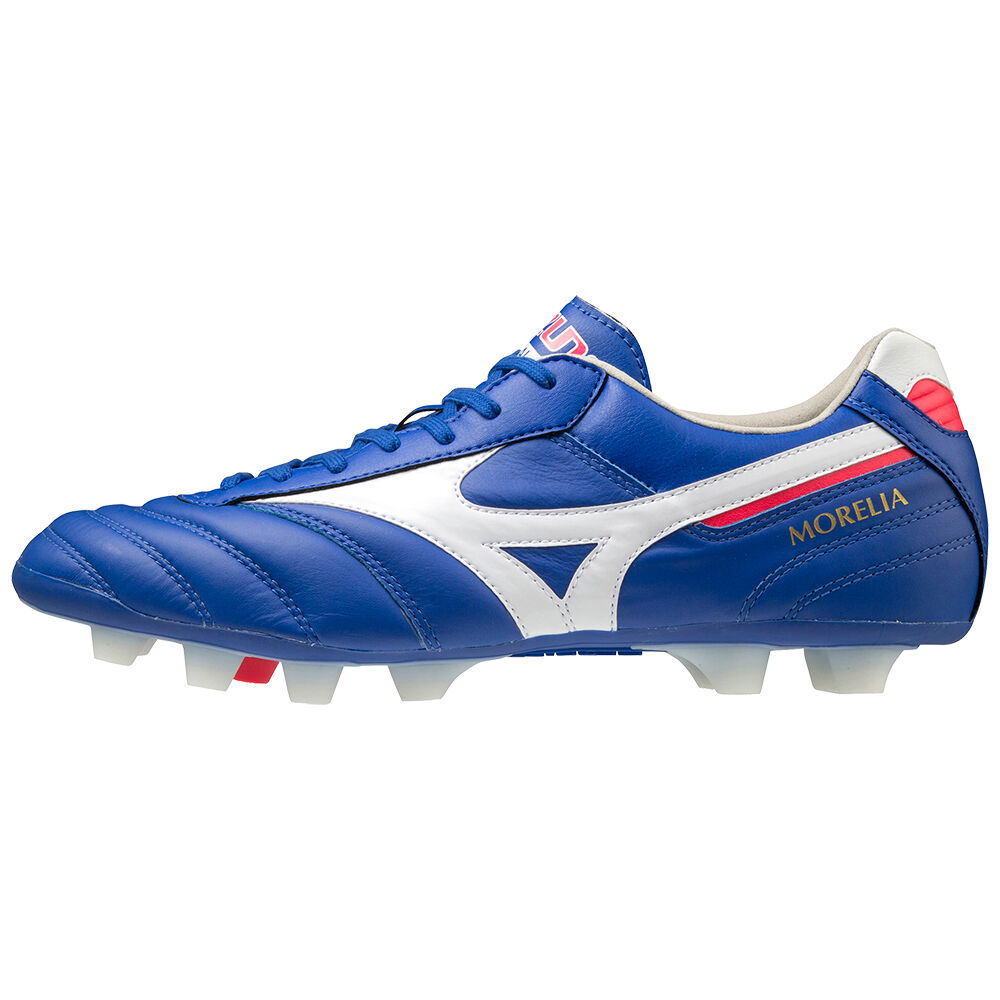 Mizuno Morelia II Elite Fotbollskor Herr Blå Vita | 815279RJU