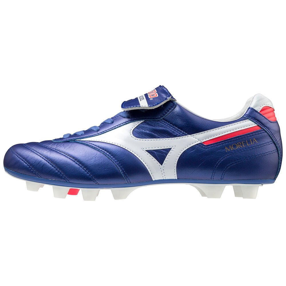 Mizuno Morelia II Japan Fotbollskor Dam Blå Vita | 301598IYA