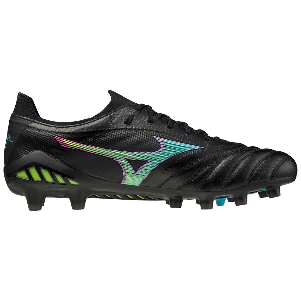 Mizuno Morelia Neo III Beta Japan Fotbollskor Dam Svarta Blå Turkos | 403285AOX