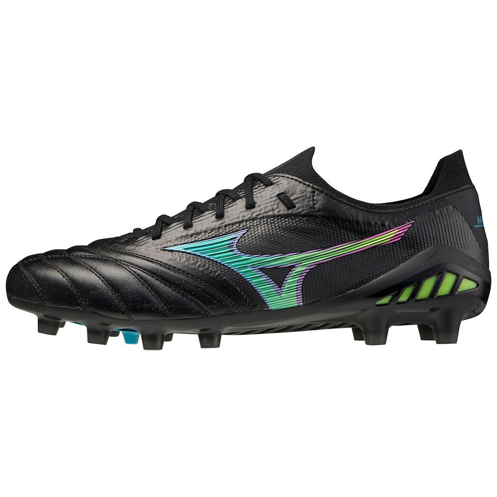 Mizuno Morelia Neo III Beta Japan Fotbollskor Dam Svarta Blå Turkos | 403285AOX