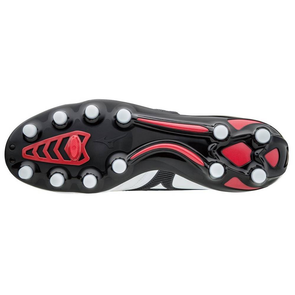 Mizuno Morelia Neo II Made in Japan Fotbollskor Dam Vita Svarta Röda | 860571WMC