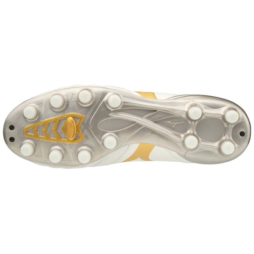 Mizuno Morelia Neo KL II Fotbollskor Dam Vita Guld | 568491CXK