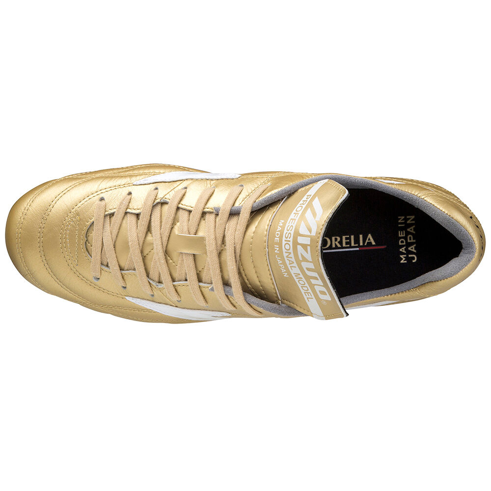 Mizuno Morelia Ul Japan Fotbollskor Herr Guld Vita | 407128ZKA