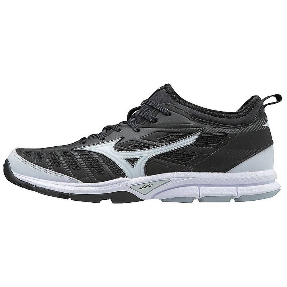 Mizuno Player\'s Trainer 2 Baseball Turf Baseball Skor Herr Svarta Vita | 245097BVJ