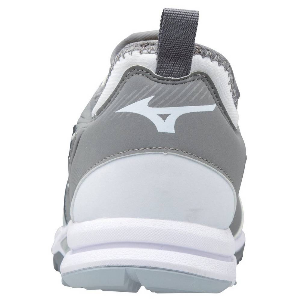 Mizuno Player's Trainer 2 Baseball Turf Baseball Skor Herr Grå Vita | 341678NIQ