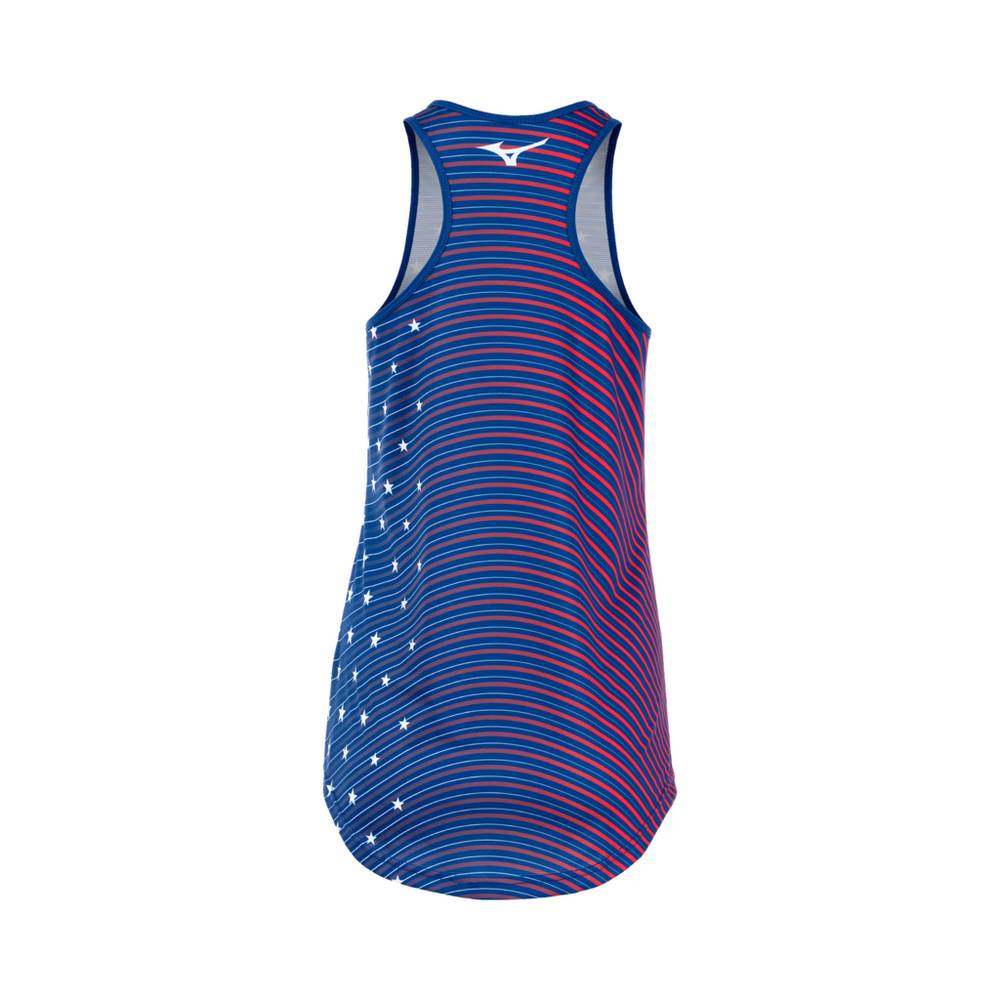 Mizuno Printable Tank Tops Dam Marinblå | 861243INB