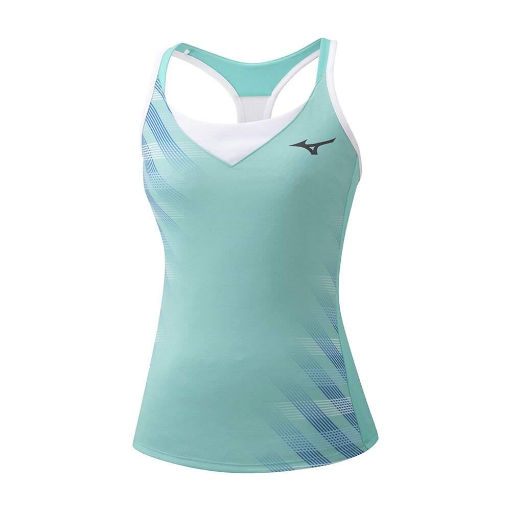 Mizuno Printed Tank Tops Dam Turkos | 497250DSZ